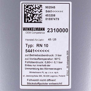 Розширювальний бак Winkelmann RN 10 л 3/8" для електричного котла Protherm Скат v.11 0020027624