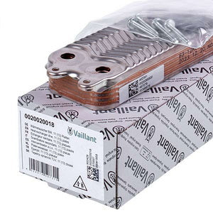Secondary heat exchanger (13 plates) for gas boiler Vaillant Atmo/Turbo TEC Pro/Pro mini 0020020018