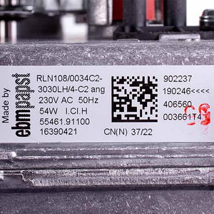 Fan Ebmpapst RLN108/0034C2 54 W for gas boiler Vaillant turbo TEC/MAX Pro/Plus 0020020008