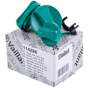 Set of green keruvannya handles (3 pcs.) for gas boiler Vaillant atmo/turboMAX pro/plus 114286