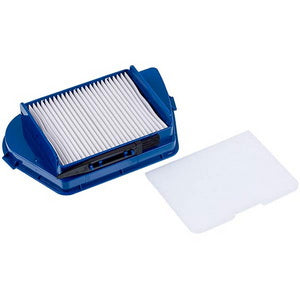 A set of HEPA filters + foam (container) + motor + brush for a Rowenta vacuum cleaner ZR004601