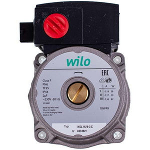 Circulation pump Wilo KSL15/5-3C 82 W for gas boiler (universal)