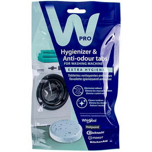 Descaler and grease remover for washing machines and dishwashers Wpro 484000008646 (4 bags of 3 pcs.)