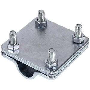 Затискач прут D=16-20mm/смуга 40mm сталевий гальванічно оцинкований 44/20.3 ОС