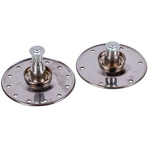 Drum flange (support) for an Electrolux washing machine (2 pcs., slots, stainless steel, for bearing 6203)