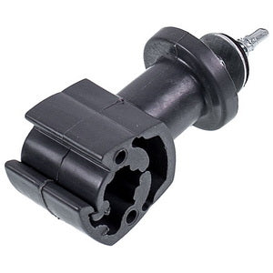 Тримач дроту пластиковий M8 01/8 PL сірий із шурупом