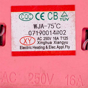 Термостат для бойлера (універсальний) 16A 250V, L капіляра=650mm 75°C (2 клеми)