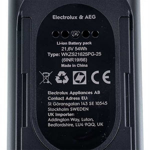 Акумулятор для акумуляторного пилососа Electrolux 9009237687 21.6V Li-Ion 2.5Ah/54Wh