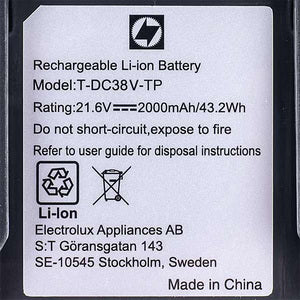 Акумулятор для акумуляторного пилососа Electrolux 4055453163 21,6V Li-Ion