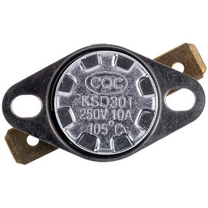 Термостат перегріву, датчик тяги 105°C 10 A 250 В KSD301 для газової колонки, котла