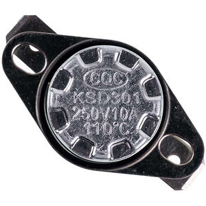 Термостат перегріву, датчик тяги 110°C 10 A 250 В KSD301 для газової колонки, котла