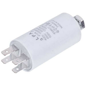 Пусковий конденсатор для пральної машини 3uF 450V CBB60 34x70mm (4 клеми)