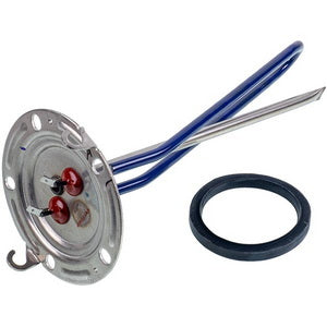 Тен для бойлера Ariston 65115908 1500W L=300mm фланець 124mm (під анод M5)