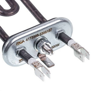 Тен для пральної машини Zanussi 417.786 2500W 230V B=42mm L=300mm фланець 62x26mm