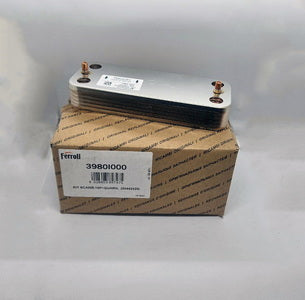 Теплообмінник пластинчастий ГВП Gidex (10 пластин) для газового котла Ferroli Divatech D, Bluehelix, Divacondens D 3980I000