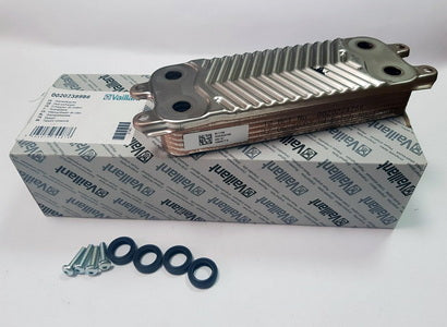 Теплообмінник пластинчастий ГВП (12 пластин) для газового котла Vaillant eco TEC Pure VUW 236-286/7-2 0020238986