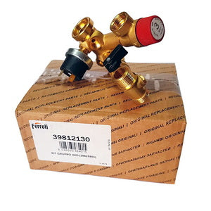 Гідравлічний вузол лінії подачі у зборі для газового котла Ferroli Domicompact, Domicompact D (old) 39812130