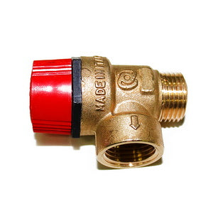 Запобіжний клапан 3 бар 1/2" для газового підлогового котла Baxi Slim, Westen Compact 9950600