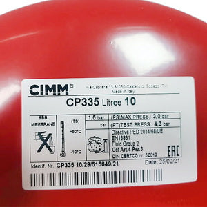 Розширювальний бак Cimm CP335 10 л 3/4" для газового котла Hermann Supermaster 23-28 SE/E 160532010