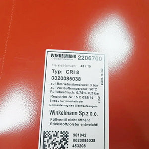 Розширювальний бак Winkelmann CRI 8 л для газового котла Saunier Duval Themaclassic, ThemaFast 30 кВт S1006200