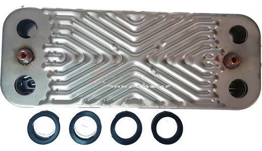 Теплообмінник пластинчастий ГВС Swep (10 пластин) для газового котла Ferroli Diva, Divatech, Divaproject 39842130