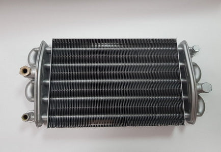 Теплообмінник бітермічний Valmex для газового котла Fondital Victoria Compact, Nova Florida Vela Compact (турбо) 6SCAMBIM10