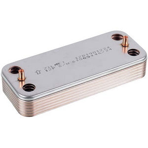 Теплообмінник пластинчастий ГВП Zilmet 17B1901224 (12 пластин) для газового котла 7828745