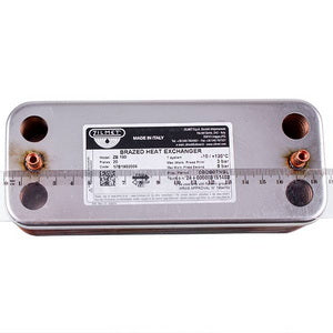 Теплообмінник пластинчастий ГВП Zilmet (20 пл.) для конденсаційного котла Viessmann Vitodens 100 WB1B, WB1C 35 кВт 7828746