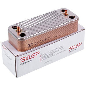 Теплообмінник пластинчастий ГВП Zilmet (16 пластин) для газового котла Ariston, Ferroli, Biasi, Viessmann BI1001102