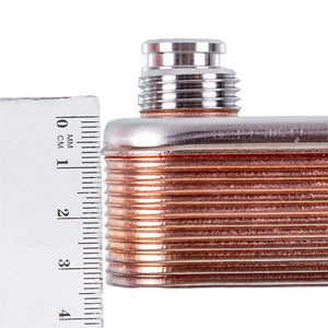 Теплообмінник пластинчастий ГВП (12 пластин) для газового котла Vaillant аtmo/turbo MAX plus/pro 065131