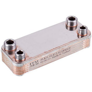 Теплообмінник пластинчастий ГВП ITM (12 пластин) для газового котла Junkers Appliance, Bosch Eurostar ZW 87054062030