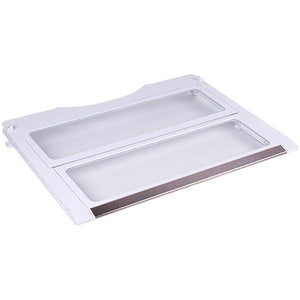 Полиця фреш-зони (розсувна) для холодильника Samsung DA97-07830A 483x370mm (скляна, з обрамленням)