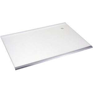 Полиця над ящиком для овочів до холодильника Samsung DA97-16876A (скло з обрамленням)