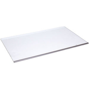 Полиця (верхня) для холодильника Samsung DA97-24673B 650x385mm (скляна, з обрамленням)