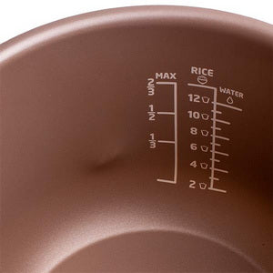 Чаша для мультиварки Philips 996510058722 6L D=240mm H=166mm коричнева (ТОВАР З УЦІНКОЮ)