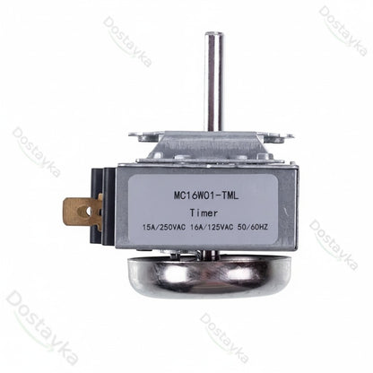 Таймер механический для духовки DKJ-Y 16A 250V 60 минут (шток 24x6мм)