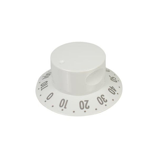 Oven timer knob 232187 for Gorenje stove white