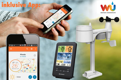 Weather station Bresser Weather Center 5-in-1 V WIFI Professional color (7002585)