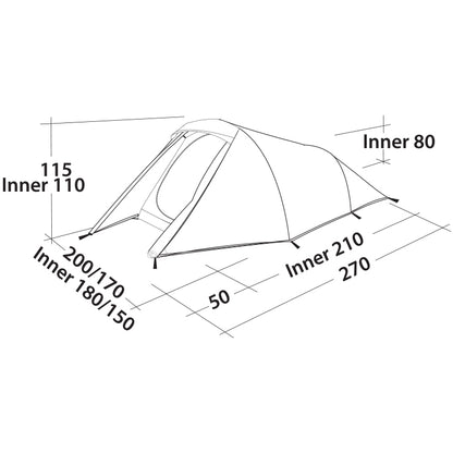 Trim tent Easy Camp Energy 300 Rustic Green (120389)