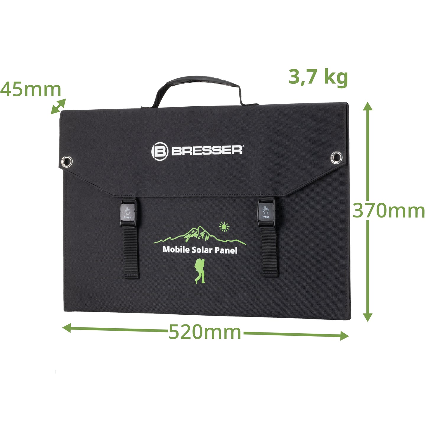 Portable charging device Sonya panel Bresser Mobile Solar Charger 90 Watt USB DC (3810060)