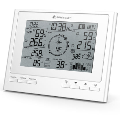 Weather station Bresser 7-in-1 Exclusive Line Weather Center Climate Scout (7003100GYE000)
