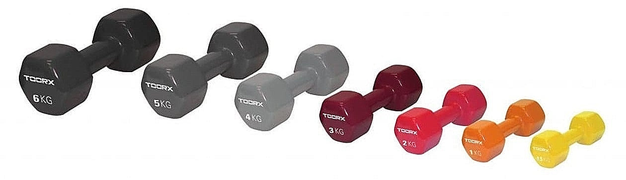 Fitness dumbbell Toorx Vinyl 4 kg (MV-4)