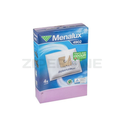 Set of microfiber bags (4 pcs) 4902 + motor filter for Menalux vacuum cleaner