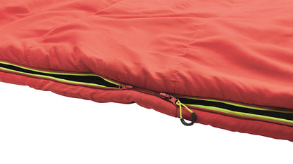 Sleeping bag Outwell Celebration Lux/+4°C Red Left (230361)