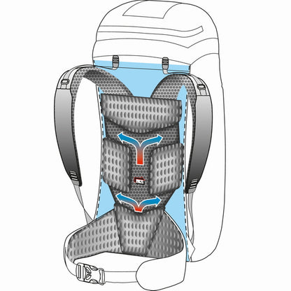 Travel backpack Ferrino XMT 60+10 Black (75650BCC)