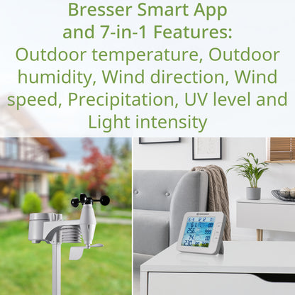 Weather station Bresser Smart Home 7-in-1 Weather Center ClimateConnect (7003600GYE000)