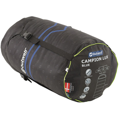 Sleeping bag Outwell Campion Lux/-1°C Blue Left (230354)