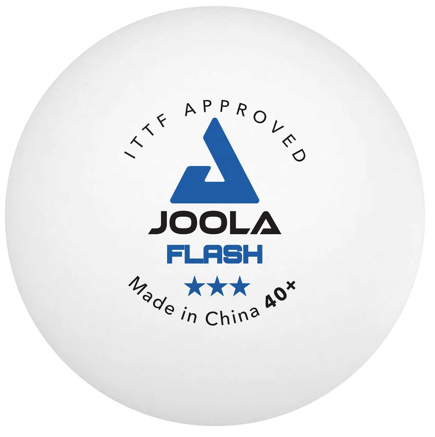 М'ячі для настільного тенісу Joola Flash 40+ White ITTF 3 шт (40042)