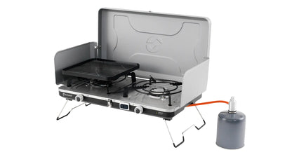 Портативна газова плитка Outwell Merapi Pro Duo Deluxe (651270)