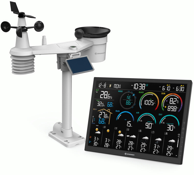 Метеостанція Bresser 4CAST 18,5" WiFi Weather Station 8-in-1 (15197)